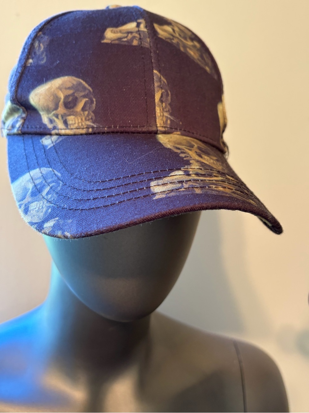 Vincent Van Gogh  Skull Print Baseball Cap